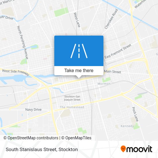 South Stanislaus Street map