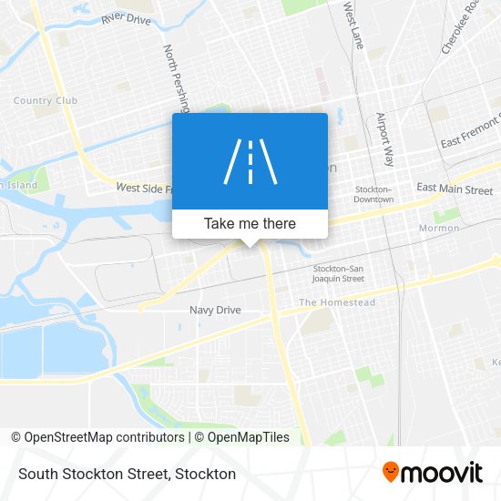 Mapa de South Stockton Street