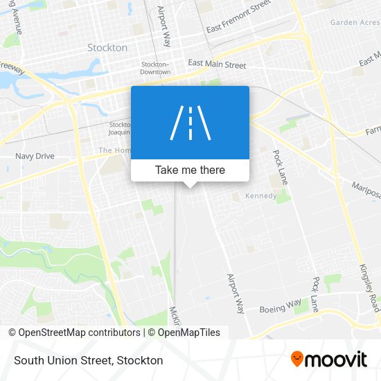 South Union Street map