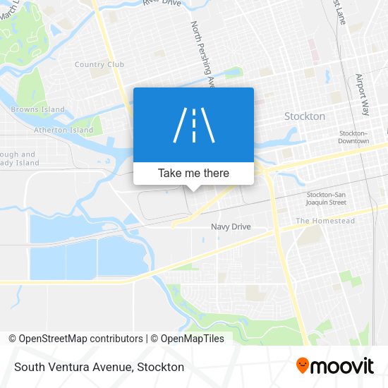 Mapa de South Ventura Avenue