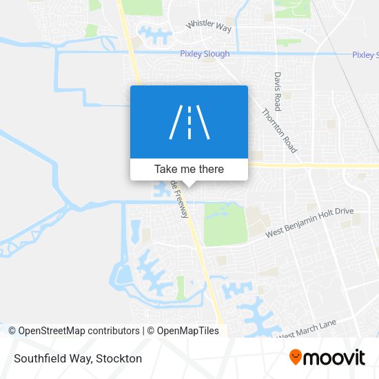 Mapa de Southfield Way