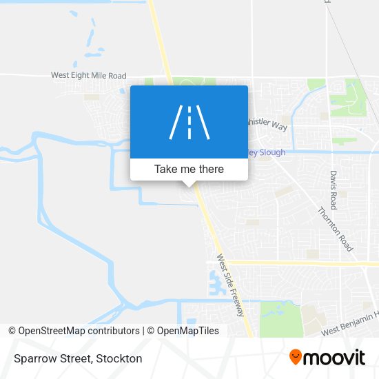 Mapa de Sparrow Street