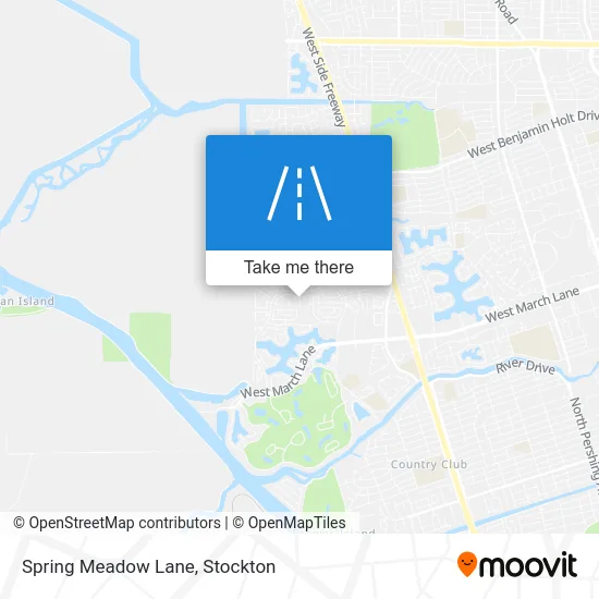 Spring Meadow Lane map