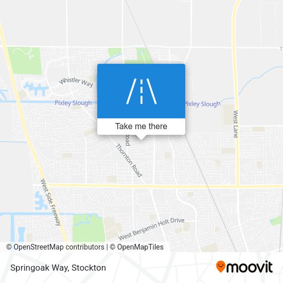 Mapa de Springoak Way