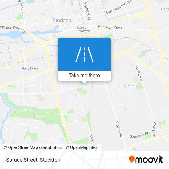 Mapa de Spruce Street