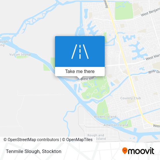 Tenmile Slough map