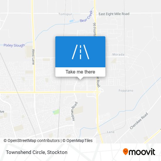 Townshend Circle map