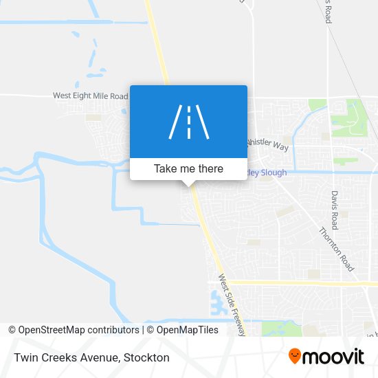 Twin Creeks Avenue map