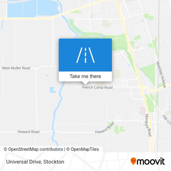 Universal Drive map