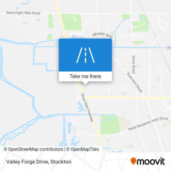 Mapa de Valley Forge Drive