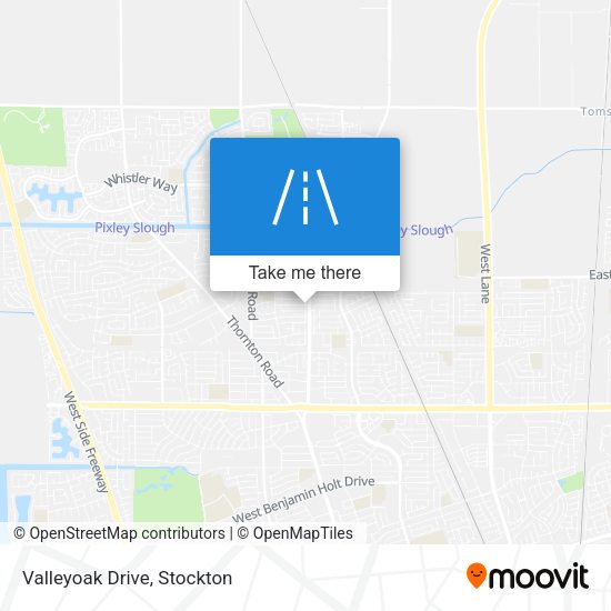 Mapa de Valleyoak Drive