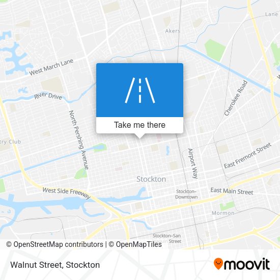 Mapa de Walnut Street