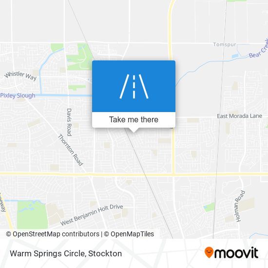 Warm Springs Circle map