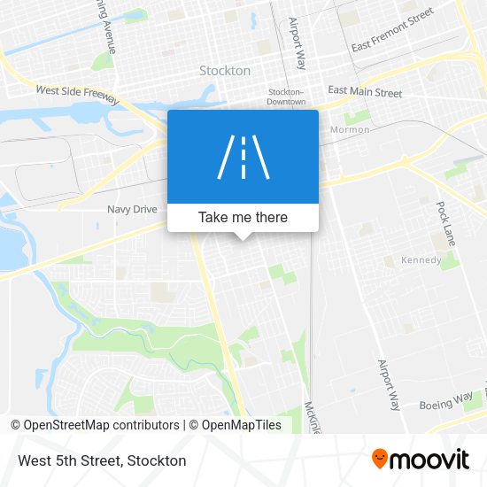Mapa de West 5th Street