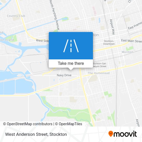 Mapa de West Anderson Street