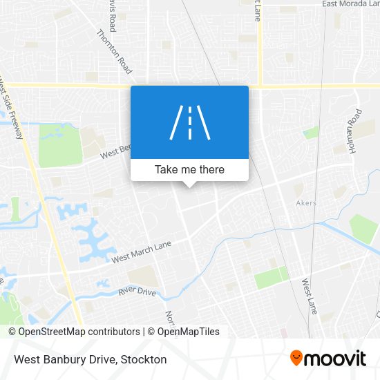 West Banbury Drive map