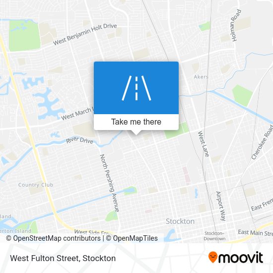 Mapa de West Fulton Street
