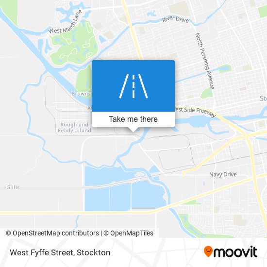 Mapa de West Fyffe Street