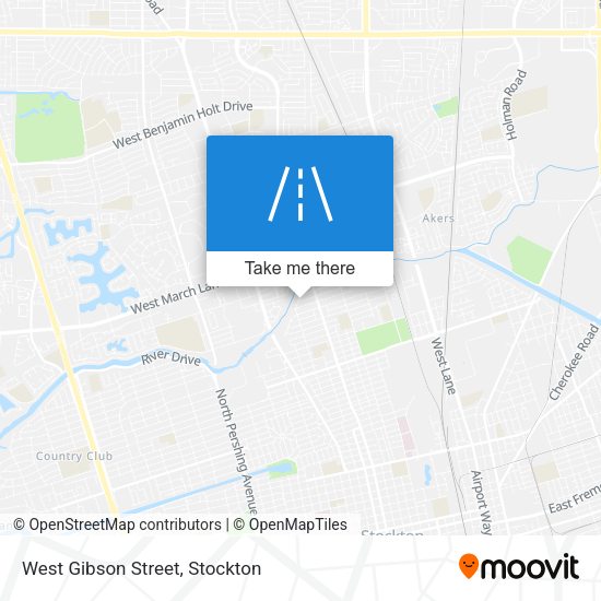 West Gibson Street map