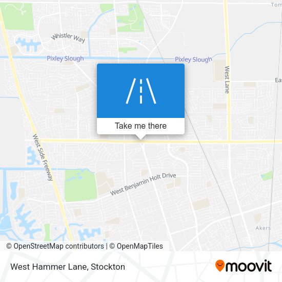 Mapa de West Hammer Lane