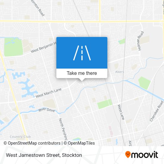 West Jamestown Street map