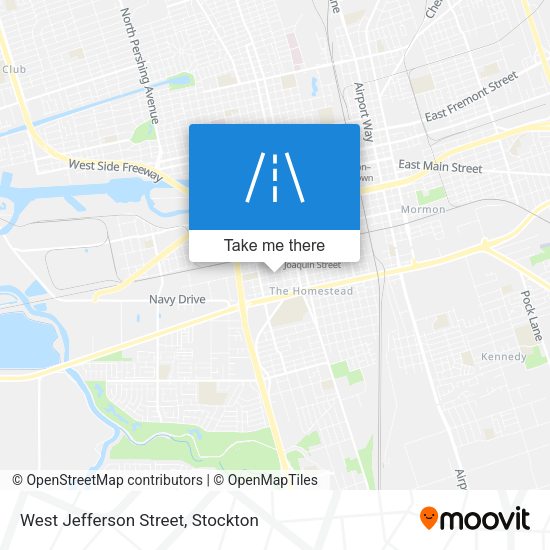 West Jefferson Street map