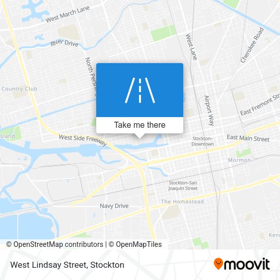 West Lindsay Street map