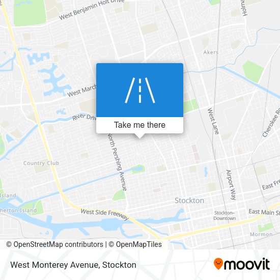 Mapa de West Monterey Avenue