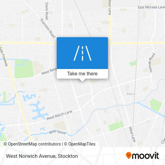 Mapa de West Norwich Avenue