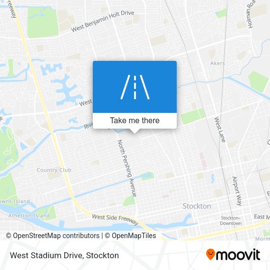 West Stadium Drive map