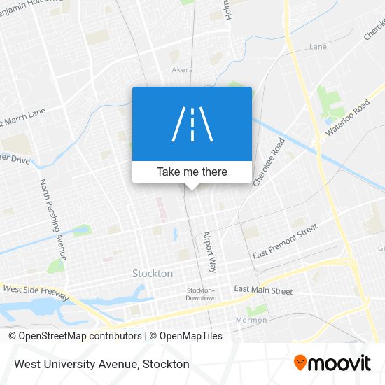 Mapa de West University Avenue