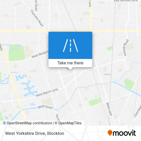 West Yorkshire Drive map