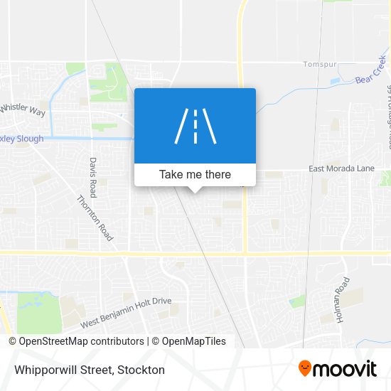 Mapa de Whipporwill Street
