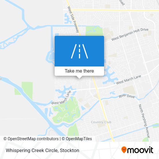 Whispering Creek Circle map