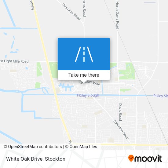 Mapa de White Oak Drive