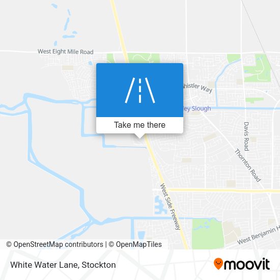 Mapa de White Water Lane