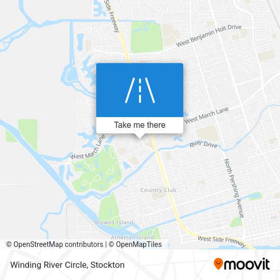 Winding River Circle map