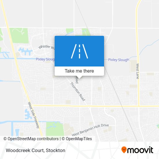 Woodcreek Court map