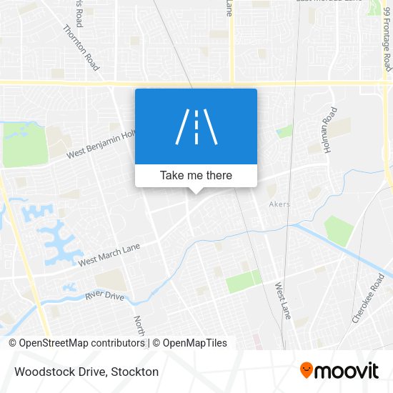Mapa de Woodstock Drive