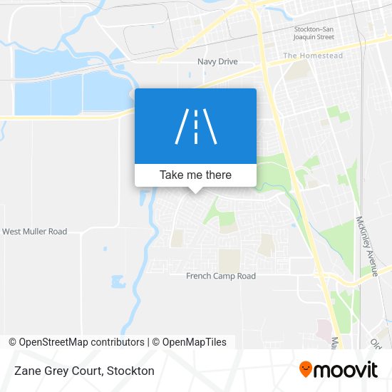 Mapa de Zane Grey Court