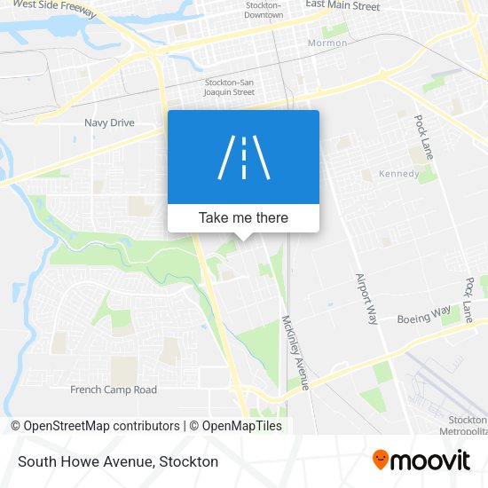 Mapa de South Howe Avenue