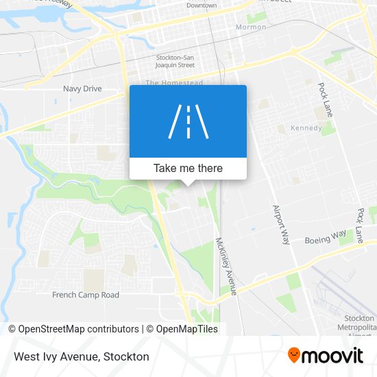 Mapa de West Ivy Avenue