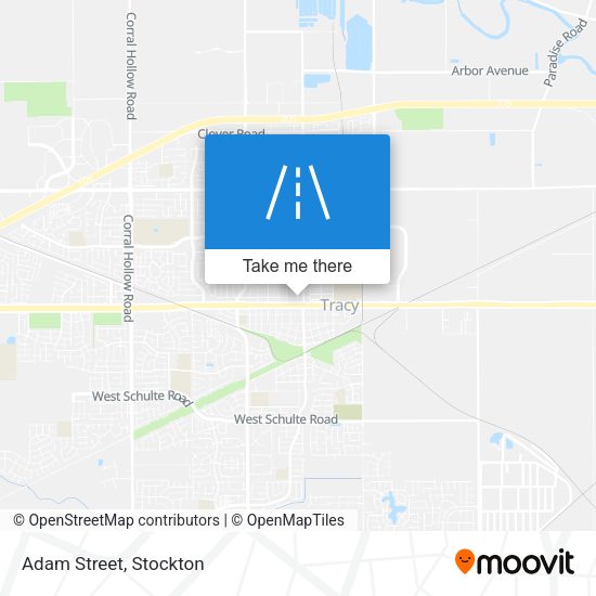 Mapa de Adam Street