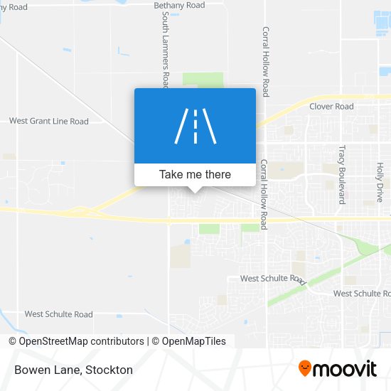 Mapa de Bowen Lane