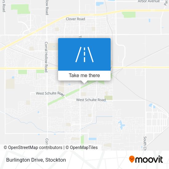 Burlington Drive map