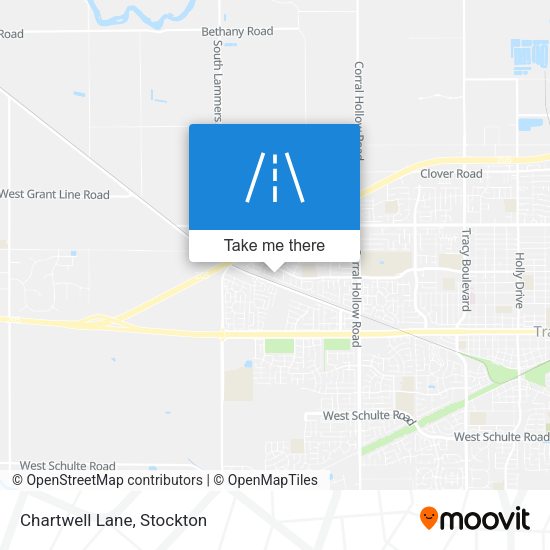 Chartwell Lane map