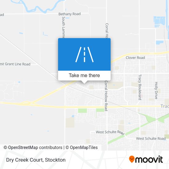 Mapa de Dry Creek Court