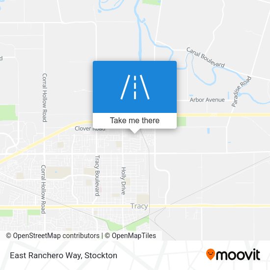 East Ranchero Way map