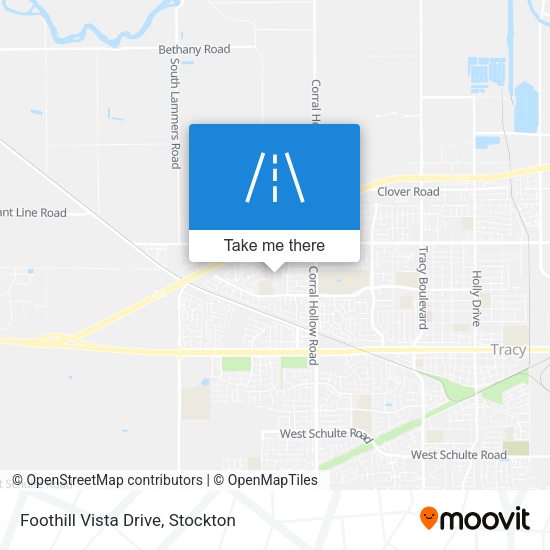 Mapa de Foothill Vista Drive