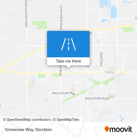 Groveview Way map